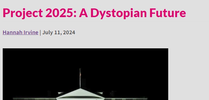 Project 2025: A Dystopian Future for Women's Rights in America