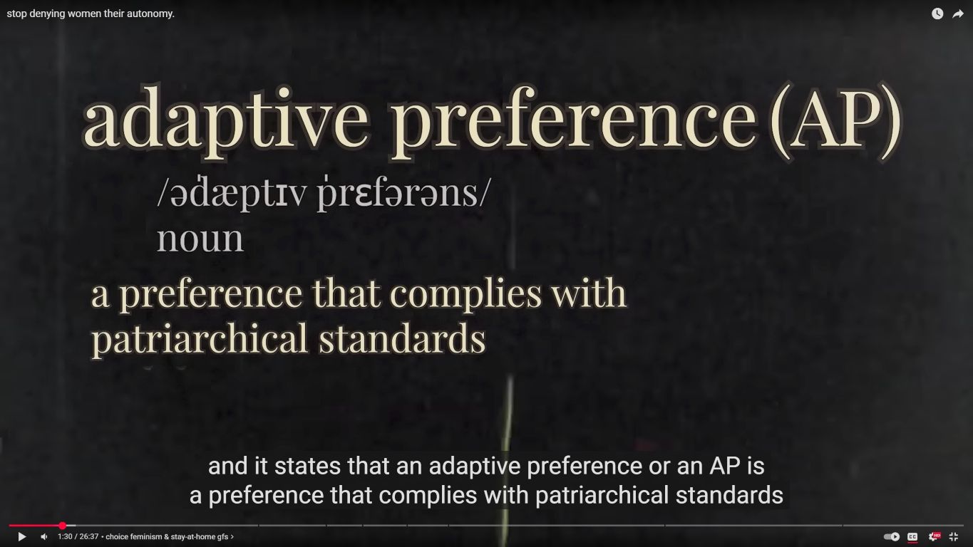 停止否认女性的自主权